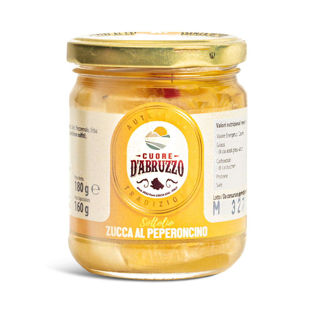Zucca gialla al peperoncino